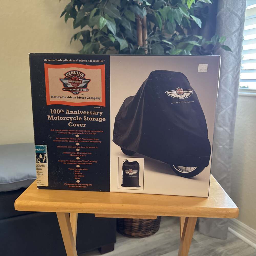 Harley Davidson 100th Anniversary Motorcycle Storage Cover, Medium